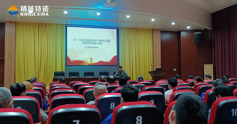 1066vip威尼斯官网组织学习《支持先进陶瓷材料产业集群高质量发展的政策措施》